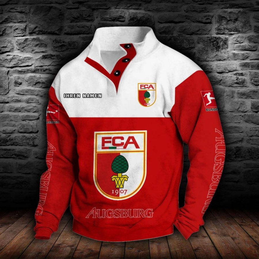 FC Augsburg Stehkragen-Sweatshirt – Bild 8