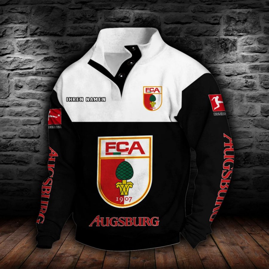 FC Augsburg Stehkragen-Sweatshirt – Bild 2