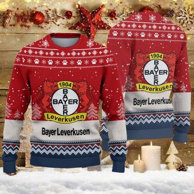 Weihnachtspullover Bayer 04 Leverkusen – Ugly Christmas Sweater