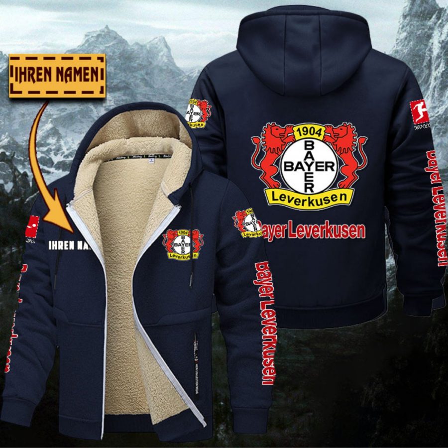Bayer 04 Leverkusen Gefütterte Kapuzenjacke – Bild 5