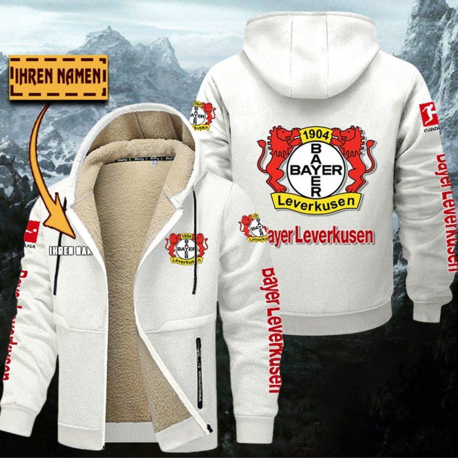 Bayer 04 Leverkusen Gefütterte Kapuzenjacke – Bild 7