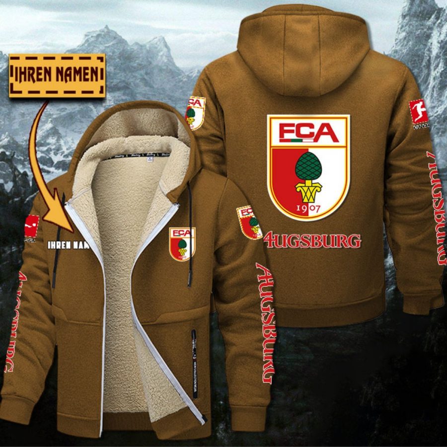 FC Augsburg Gefütterte Kapuzenjacke – Bild 3