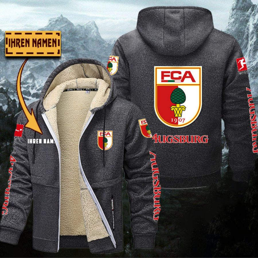 FC Augsburg Gefütterte Kapuzenjacke – Bild 4