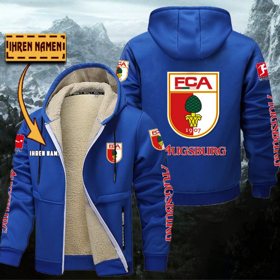 FC Augsburg Gefütterte Kapuzenjacke – Bild 7