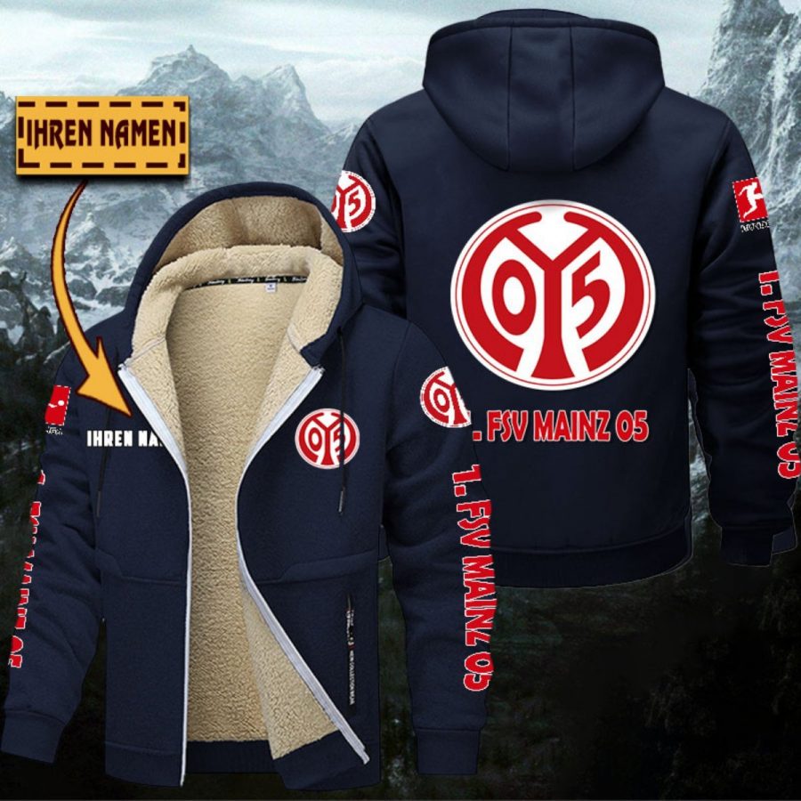 1. FSV Mainz 05 Gefütterte Kapuzenjacke – Bild 6