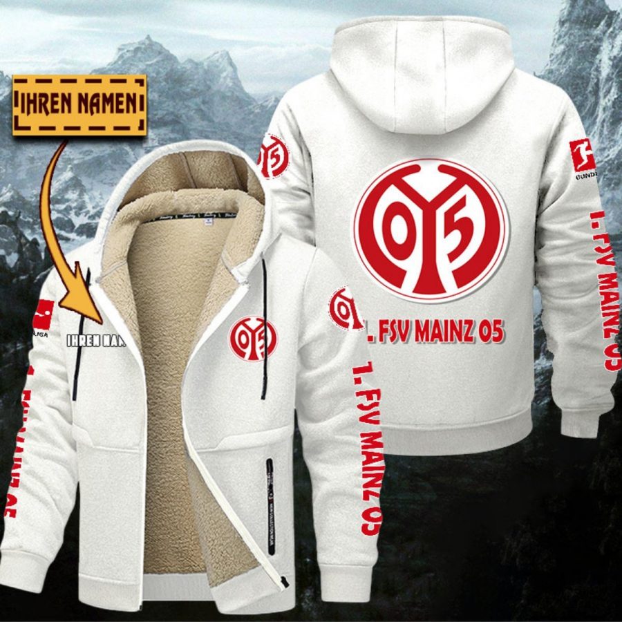 1. FSV Mainz 05 Gefütterte Kapuzenjacke – Bild 8