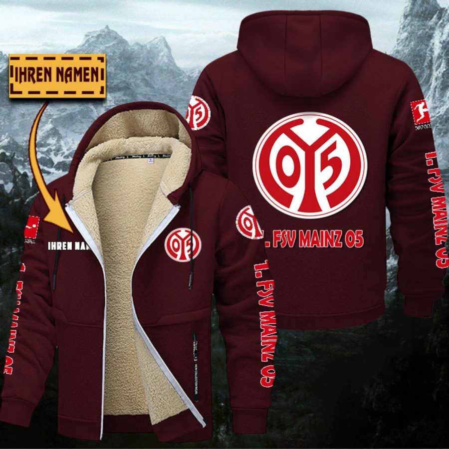 1. FSV Mainz 05 Gefütterte Kapuzenjacke – Bild 9