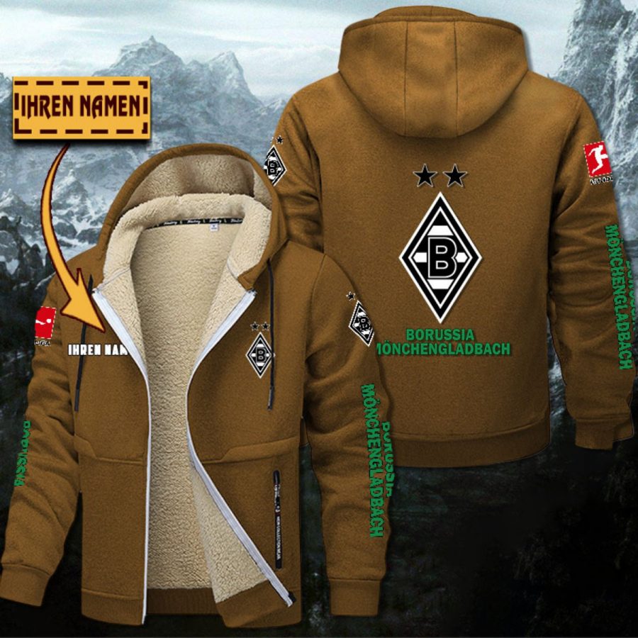 Borussia Mönchengladbach Gefütterte Kapuzenjacke – Bild 4