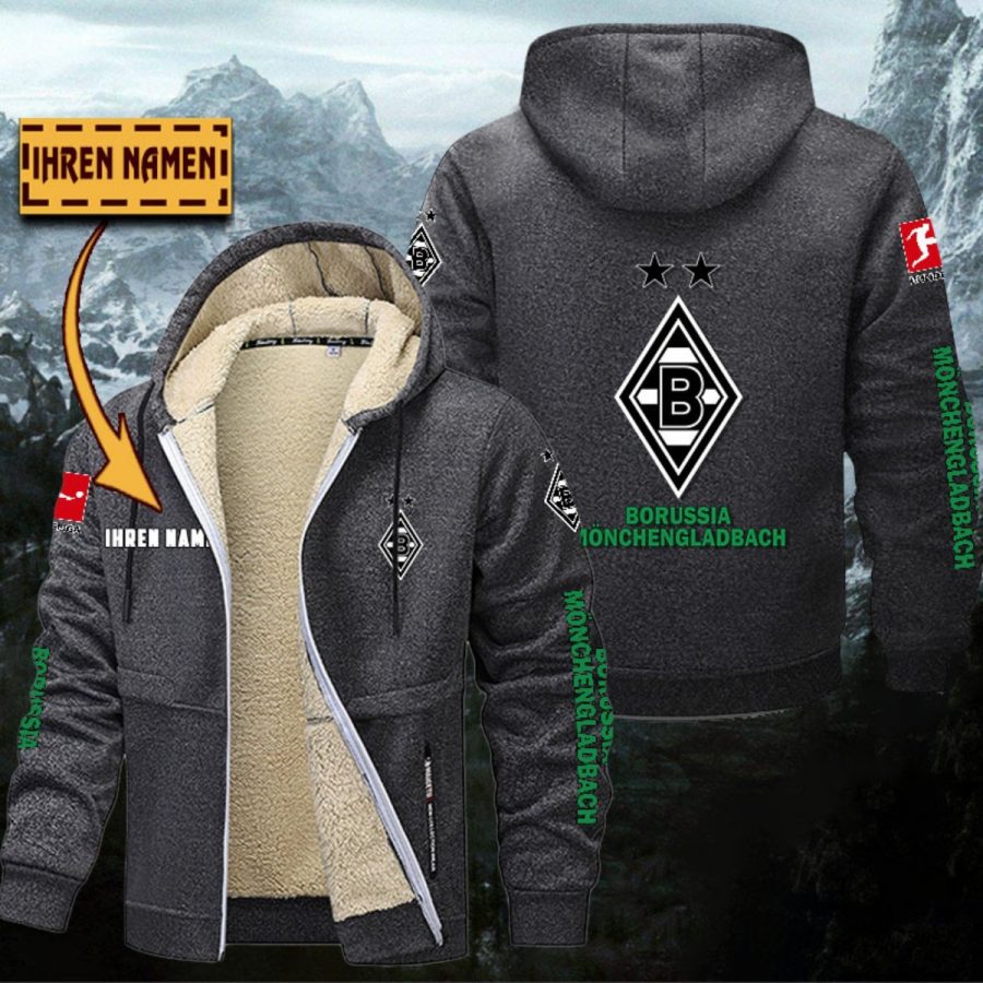 Borussia Mönchengladbach Gefütterte Kapuzenjacke – Bild 5