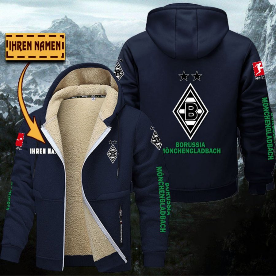 Borussia Mönchengladbach Gefütterte Kapuzenjacke – Bild 6