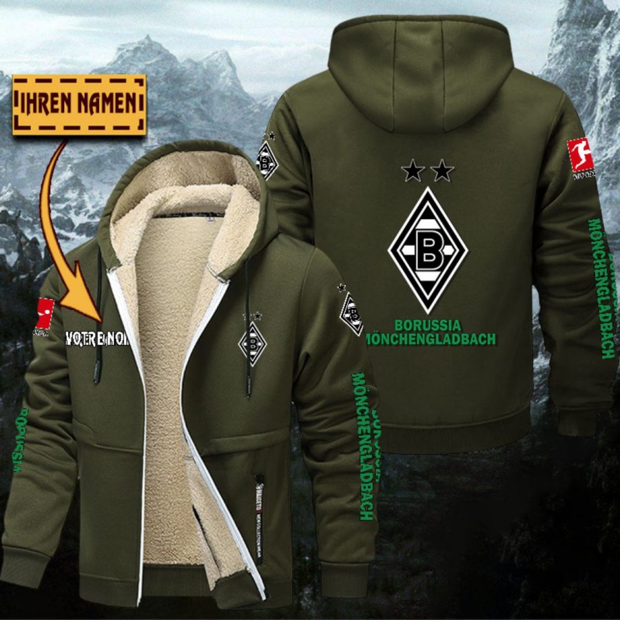 Borussia Mönchengladbach Gefütterte Kapuzenjacke – Bild 2