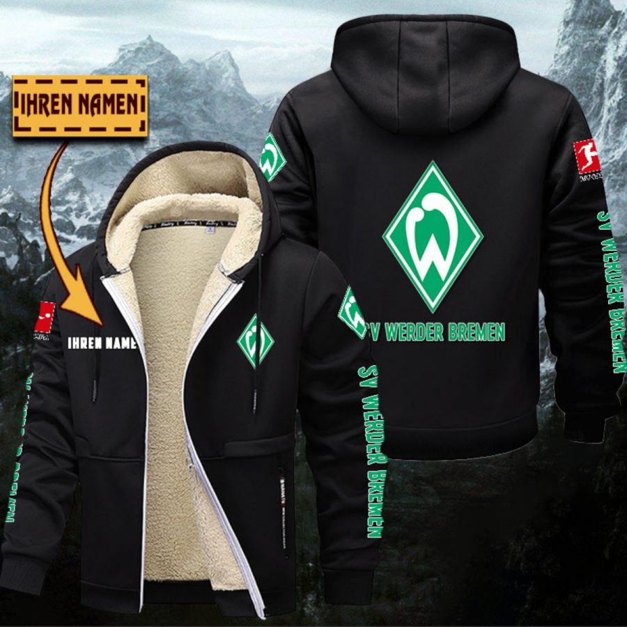 Werder Bremen Gefütterte Kapuzenjacke – Bild 9