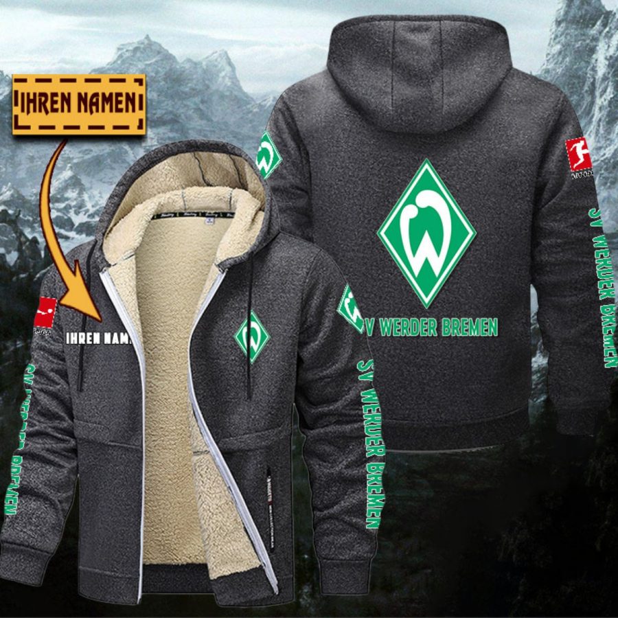 Werder Bremen Gefütterte Kapuzenjacke – Bild 3