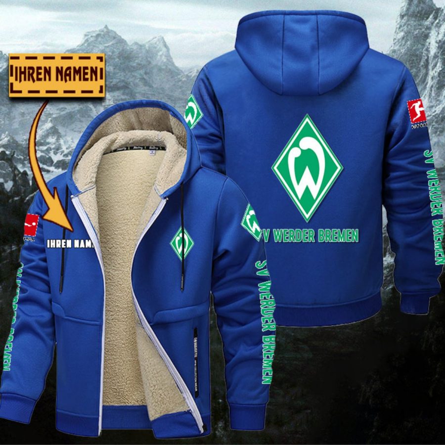 Werder Bremen Gefütterte Kapuzenjacke – Bild 6
