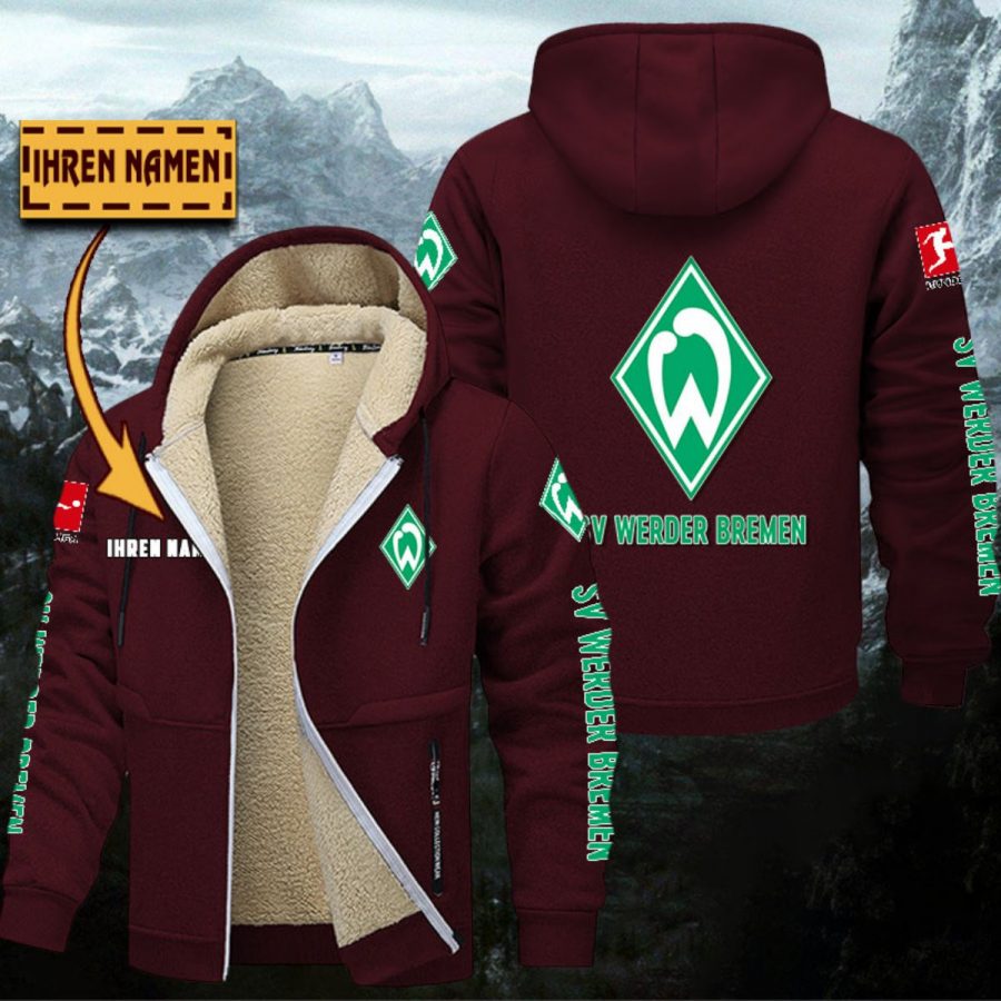 Werder Bremen Gefütterte Kapuzenjacke – Bild 8