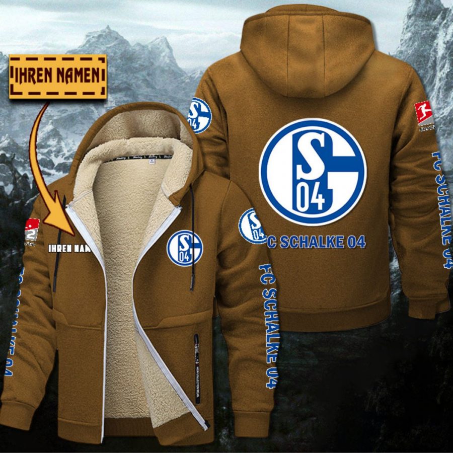 Schalke 04 Gefütterte Kapuzenjacke – Bild 4