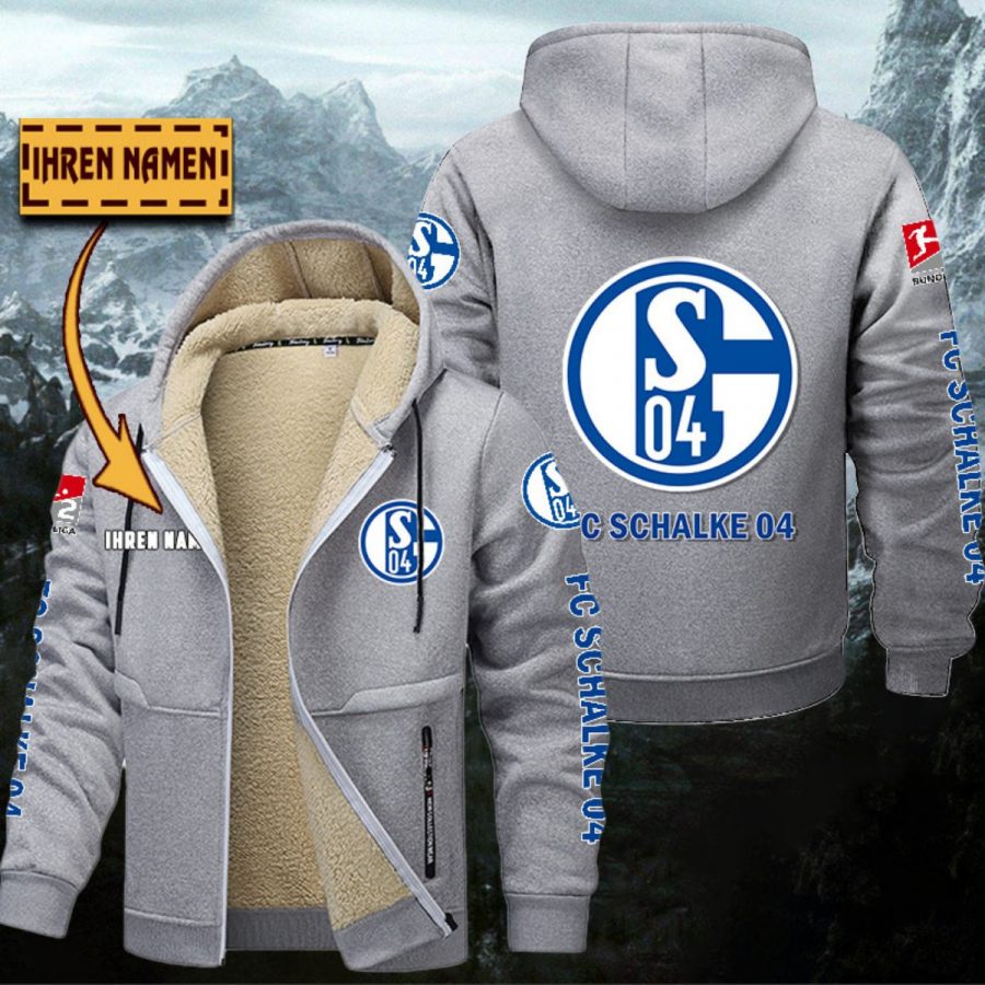 Schalke 04 Gefütterte Kapuzenjacke – Bild 6