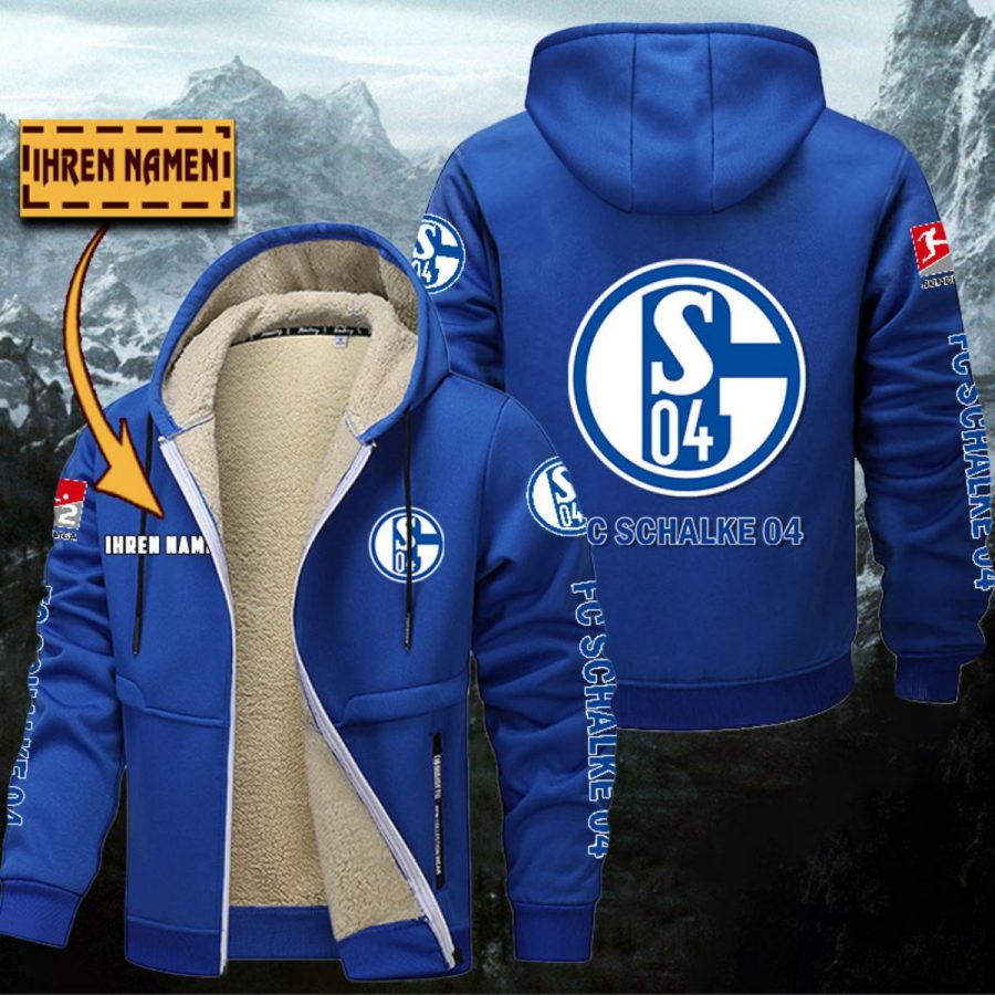 Schalke 04 Gefütterte Kapuzenjacke – Bild 7