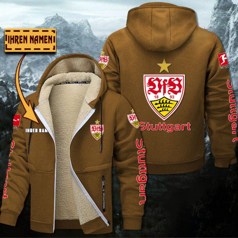 VfB Stuttgart Gefütterte Kapuzenjacke – Bild 3