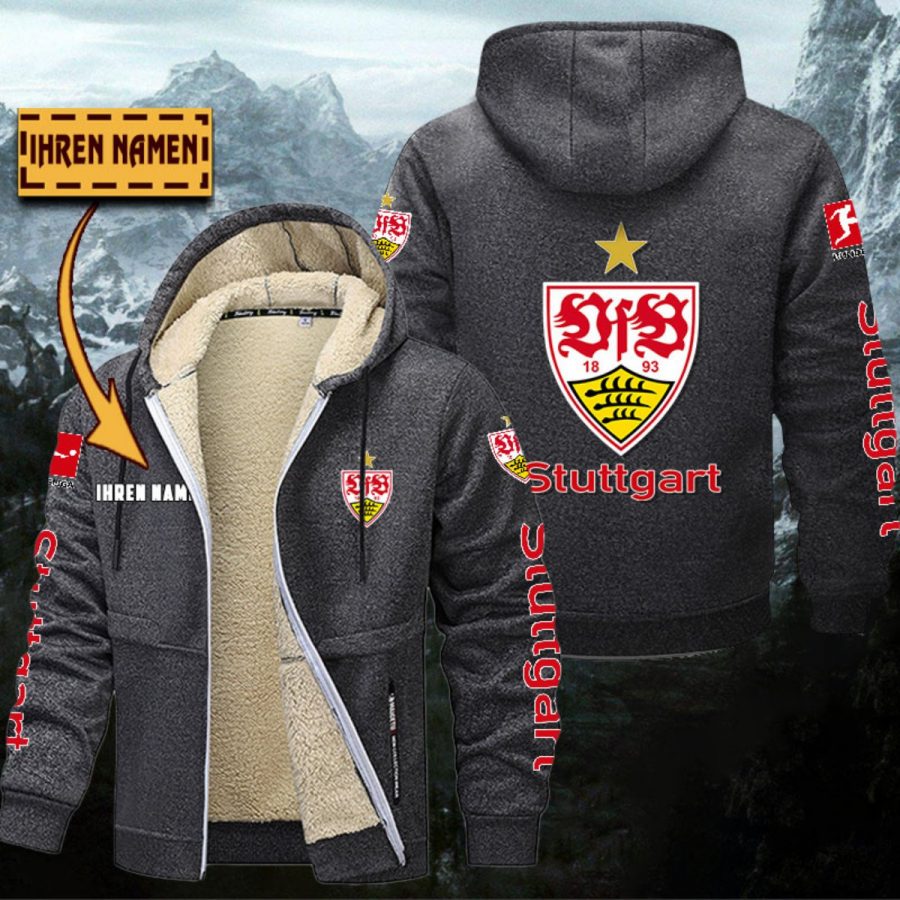 VfB Stuttgart Gefütterte Kapuzenjacke – Bild 4