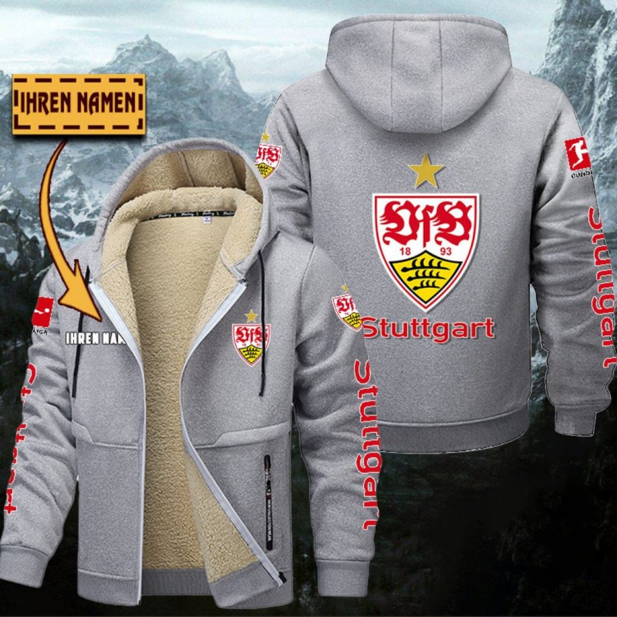 VfB Stuttgart Gefütterte Kapuzenjacke – Bild 5