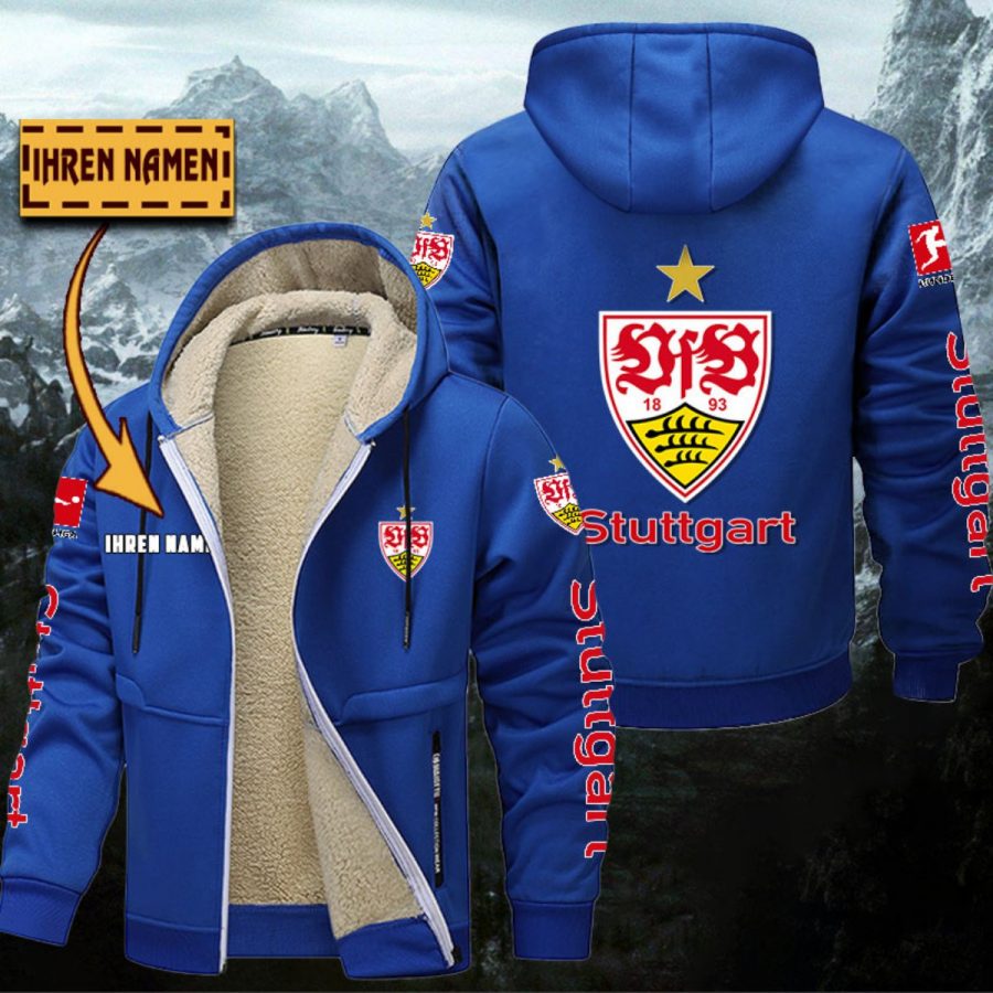 VfB Stuttgart Gefütterte Kapuzenjacke – Bild 7