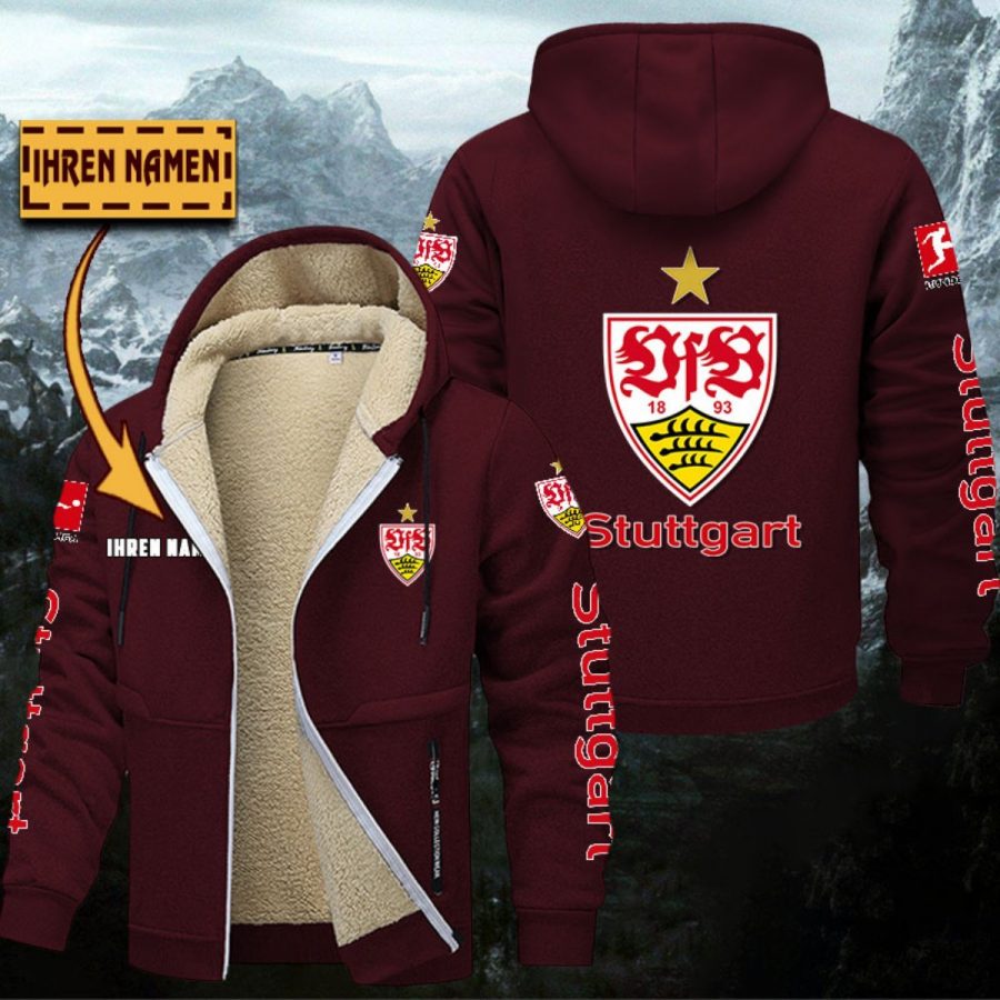 VfB Stuttgart Gefütterte Kapuzenjacke – Bild 9