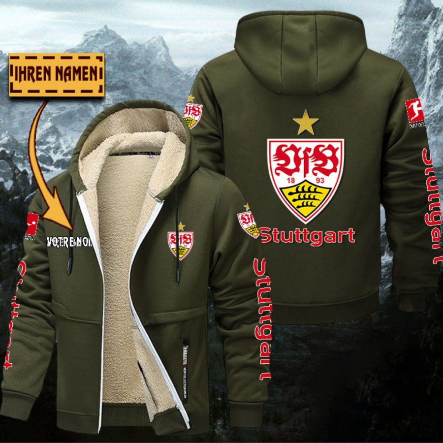 VfB Stuttgart Gefütterte Kapuzenjacke – Bild 2