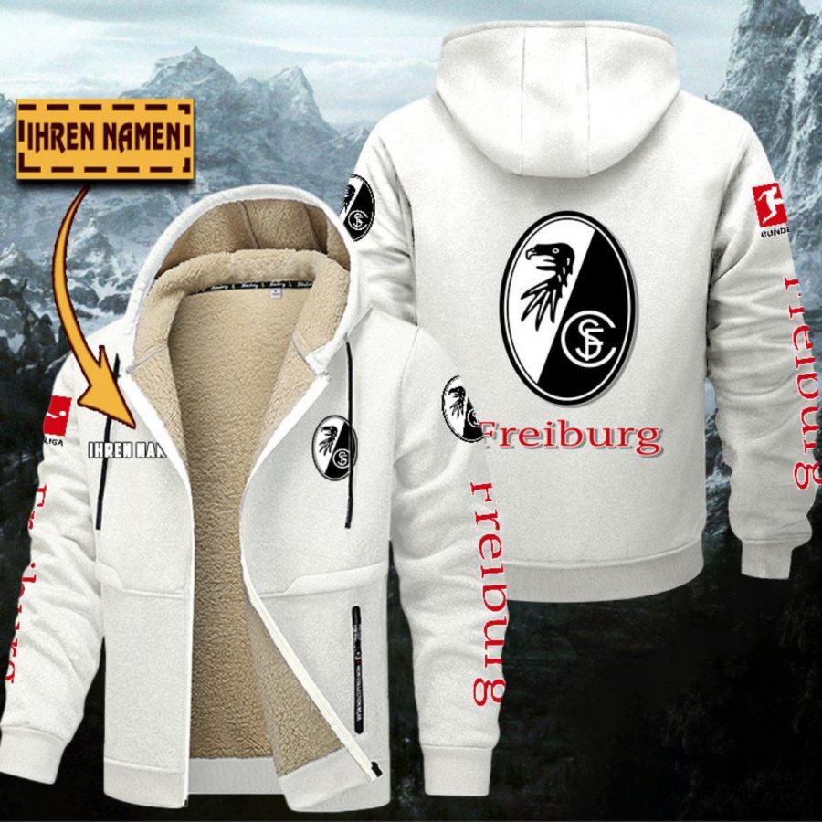 SC Freiburg Gefütterte Kapuzenjacke – Bild 8