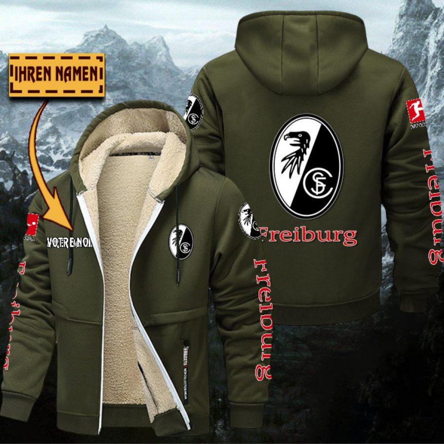 SC Freiburg Gefütterte Kapuzenjacke – Bild 2