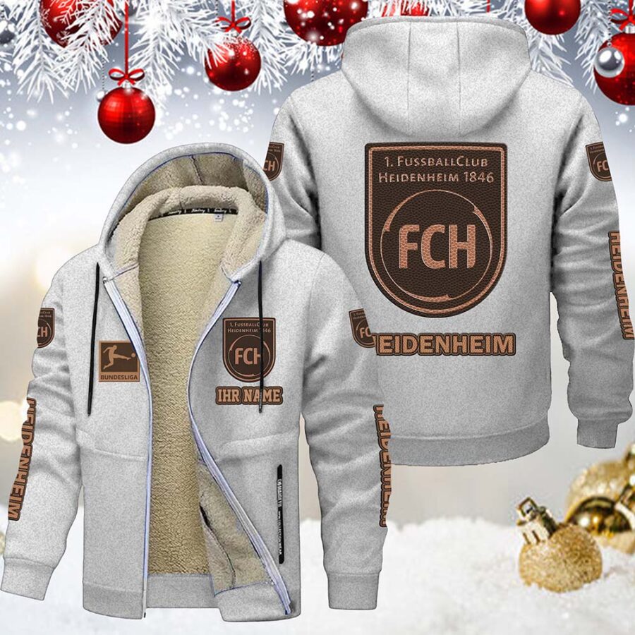 1. FC Heidenheim 1846 Gefütterte Kapuzenjacke – Bild 2