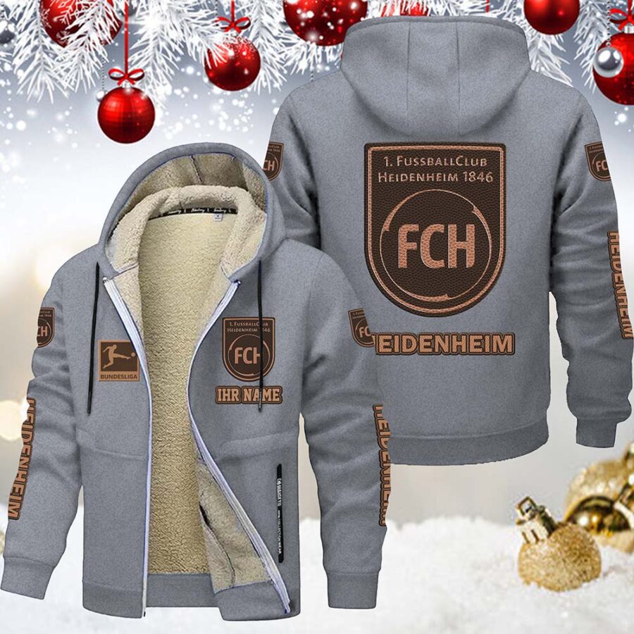 1. FC Heidenheim 1846 Gefütterte Kapuzenjacke – Bild 8