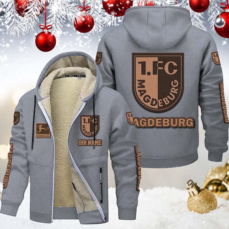 1. FC Magdeburg Gefütterte Kapuzenjacke – Bild 8