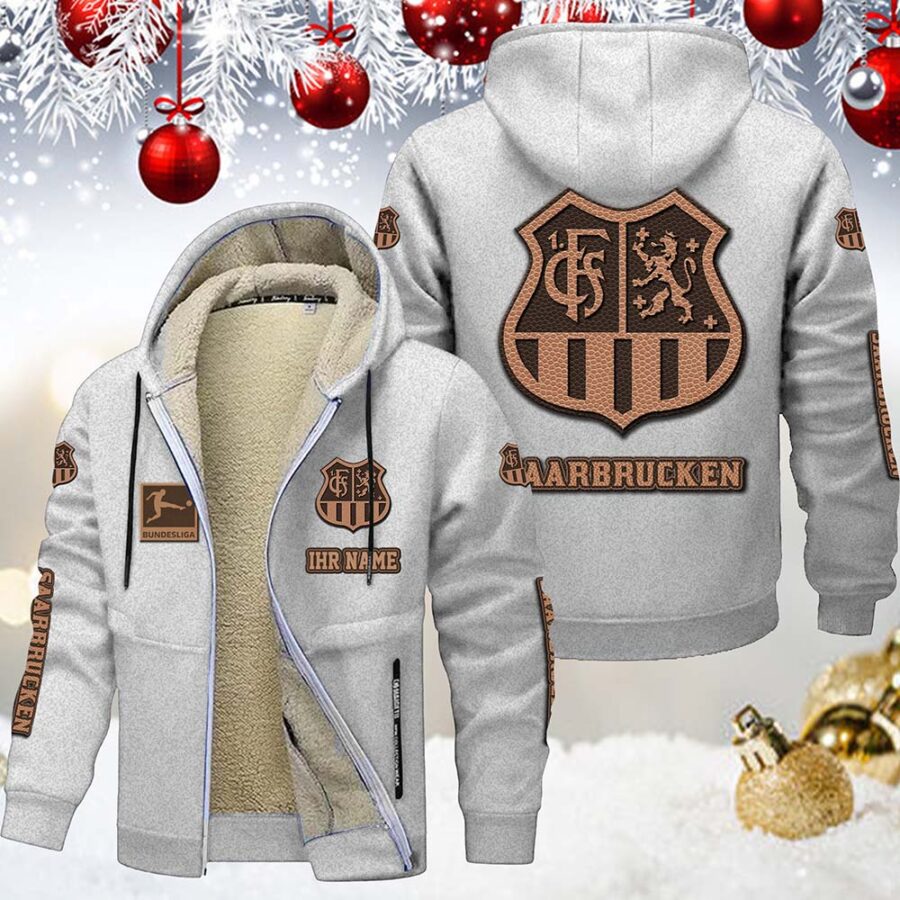 1. FC Saarbrucken Gefütterte Kapuzenjacke – Bild 2