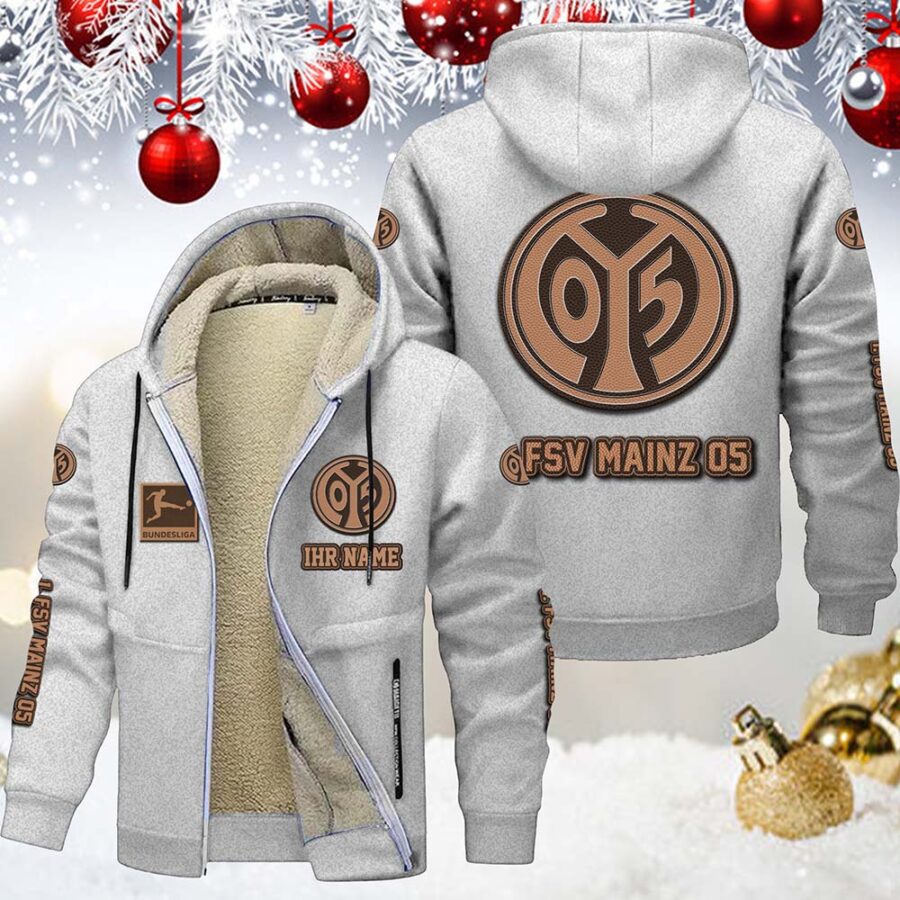 1. FSV Mainz 05 Gefütterte Kapuzenjacke – Bild 2
