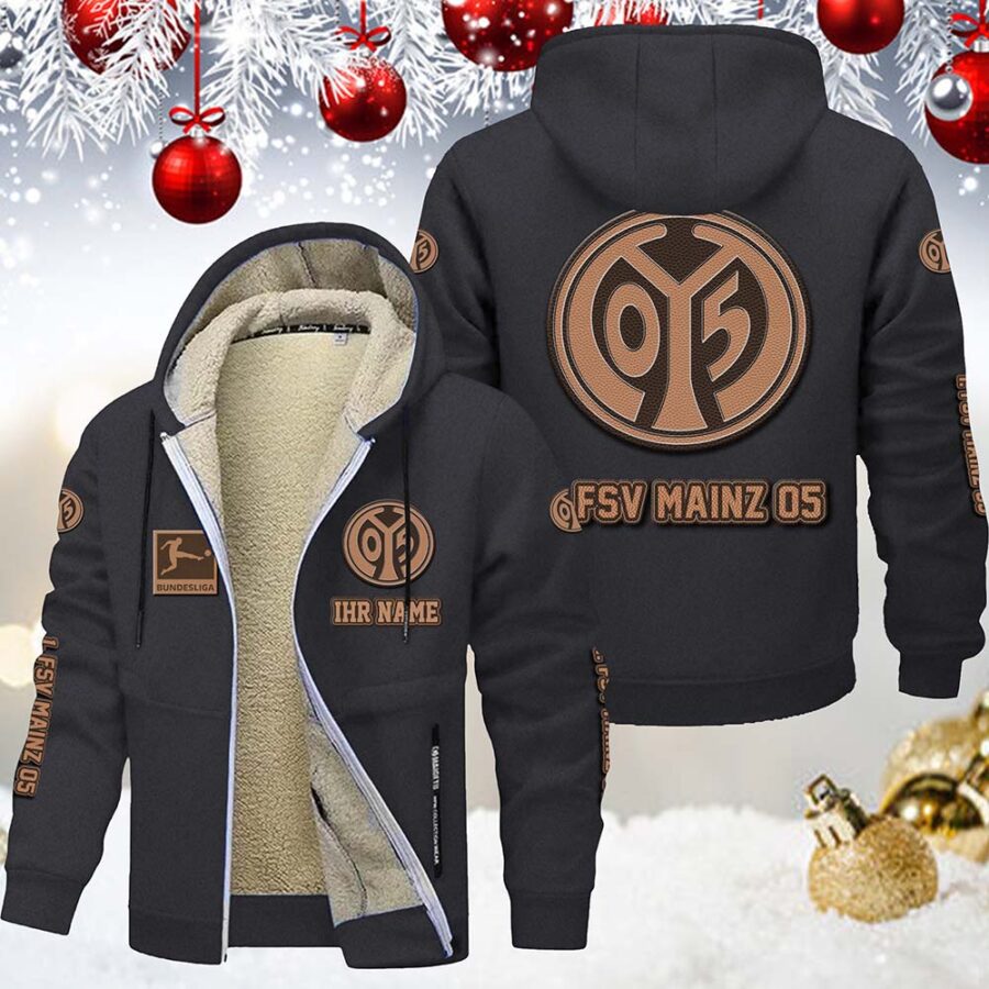 1. FSV Mainz 05 Gefütterte Kapuzenjacke – Bild 6
