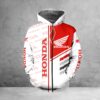 Honda Motorcycle Zip Hoodie