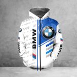 BMW M Car Zip Hoodie