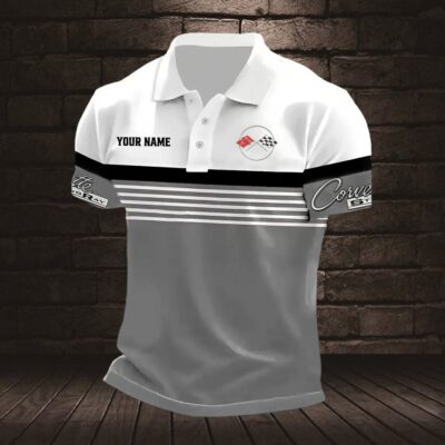 Alternative view of Corvette C2 Poloshirt