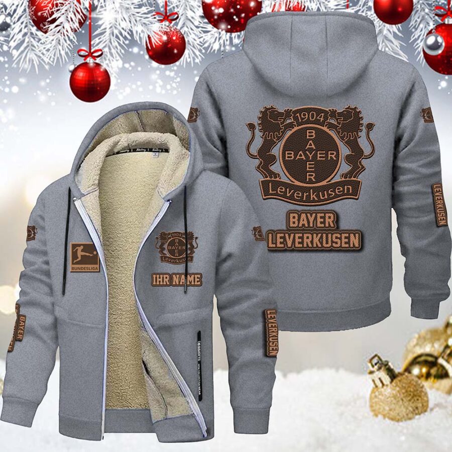 Bayer 04 Leverkusen Gefütterte Kapuzenjacke – Bild 8