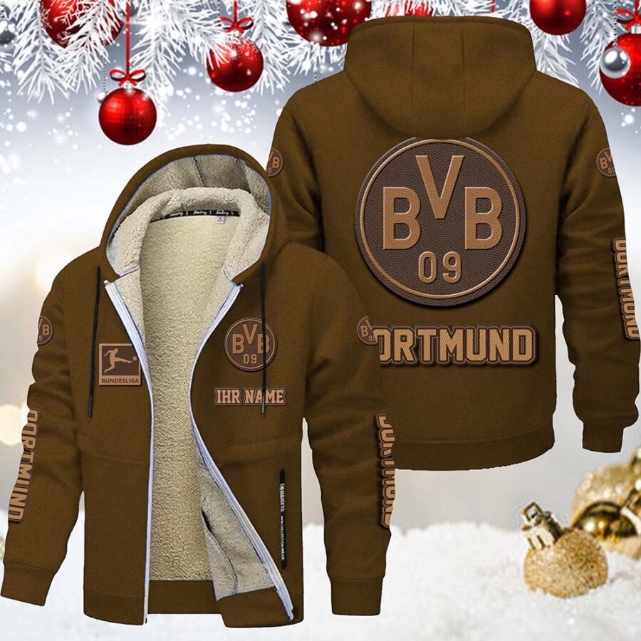 Borussia Dortmund Gefütterte Kapuzenjacke – Bild 5