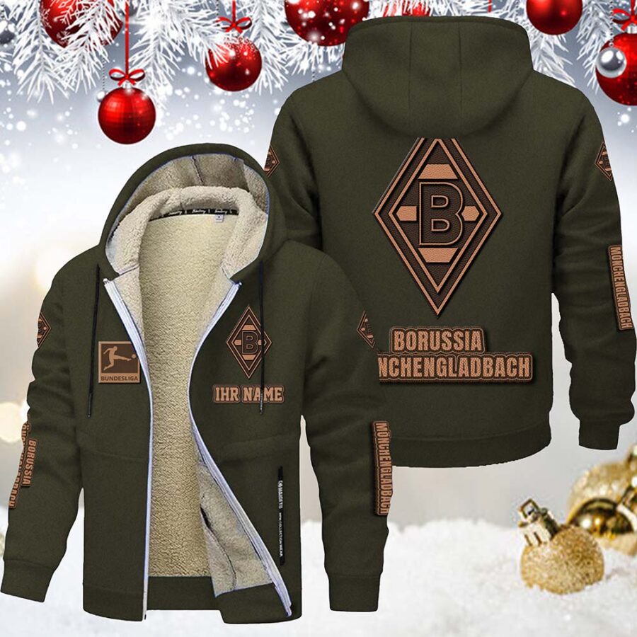 Borussia Mönchengladbach Gefütterte Kapuzenjacke – Bild 3