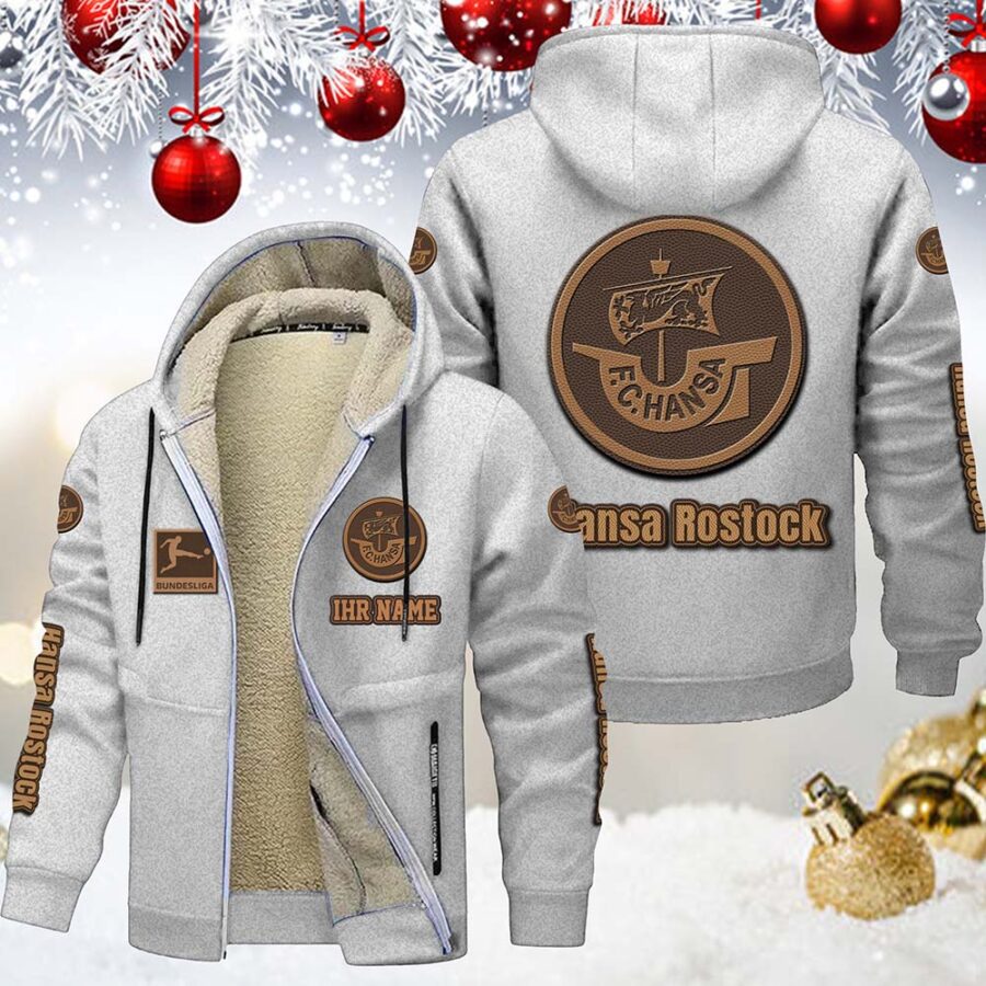 F.C. Hansa Rostock Gefütterte Kapuzenjacke – Bild 2