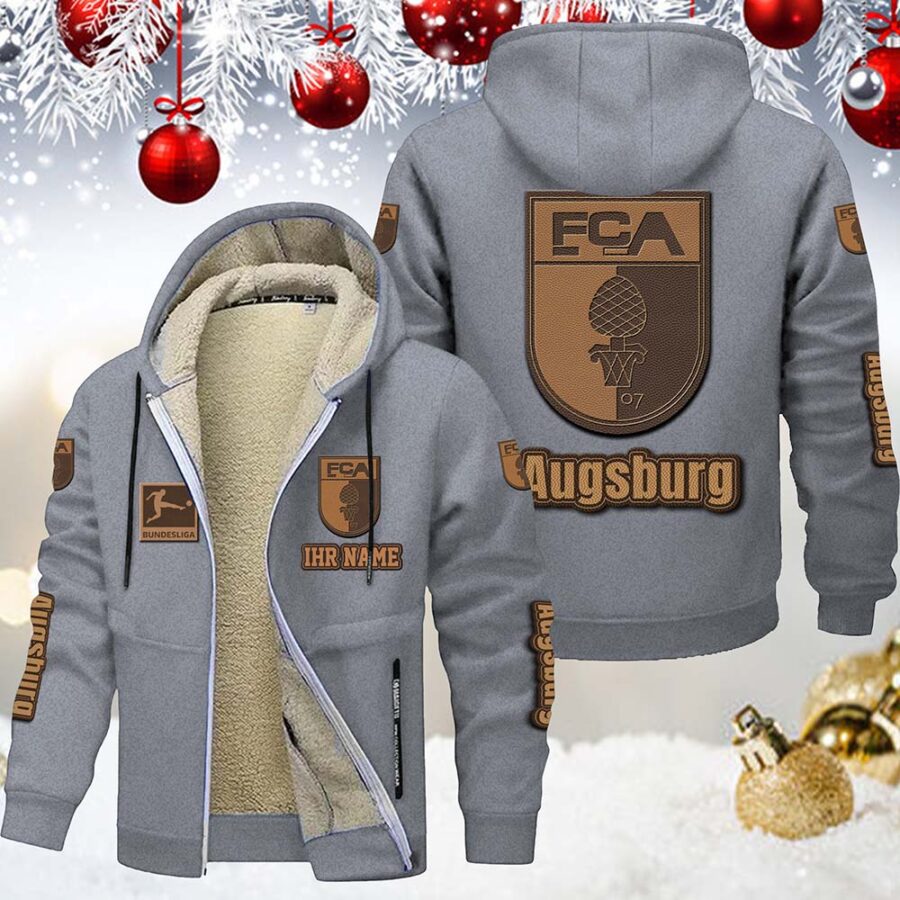 FC Augsburg Gefütterte Kapuzenjacke – Bild 8
