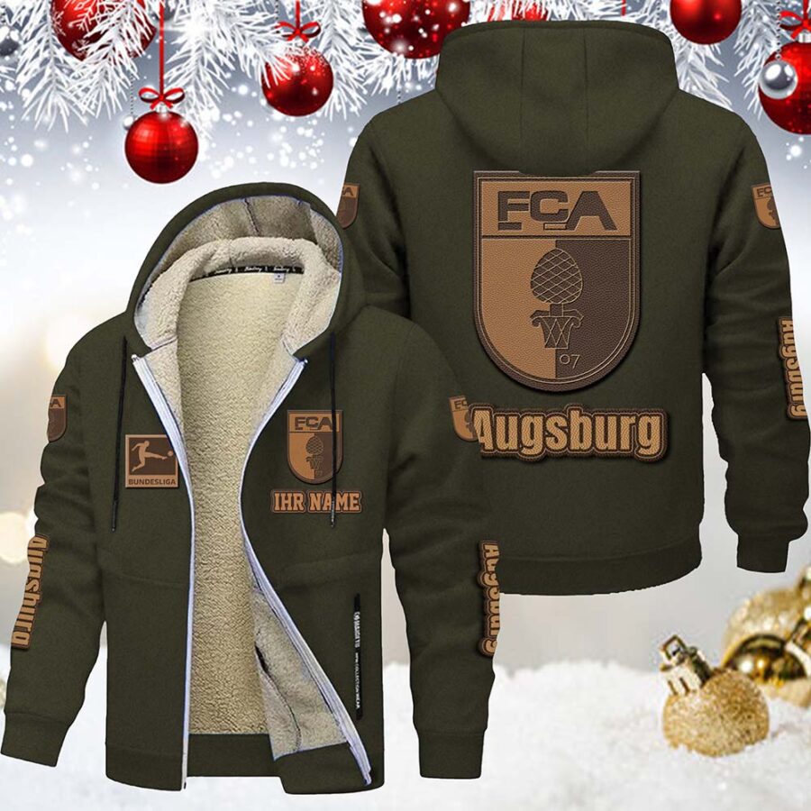 FC Augsburg Gefütterte Kapuzenjacke – Bild 3