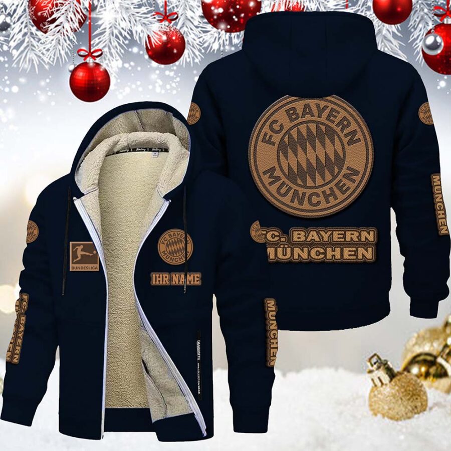 FC Bayern München Gefütterte Kapuzenjacke – Bild 7