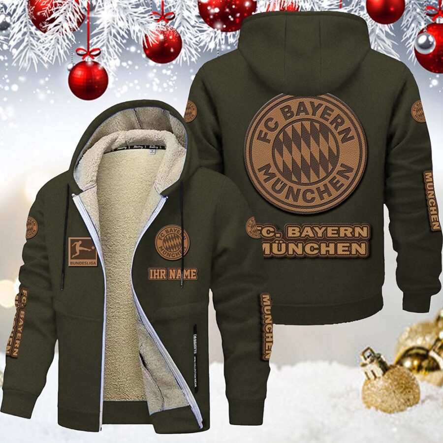 FC Bayern München Gefütterte Kapuzenjacke – Bild 3