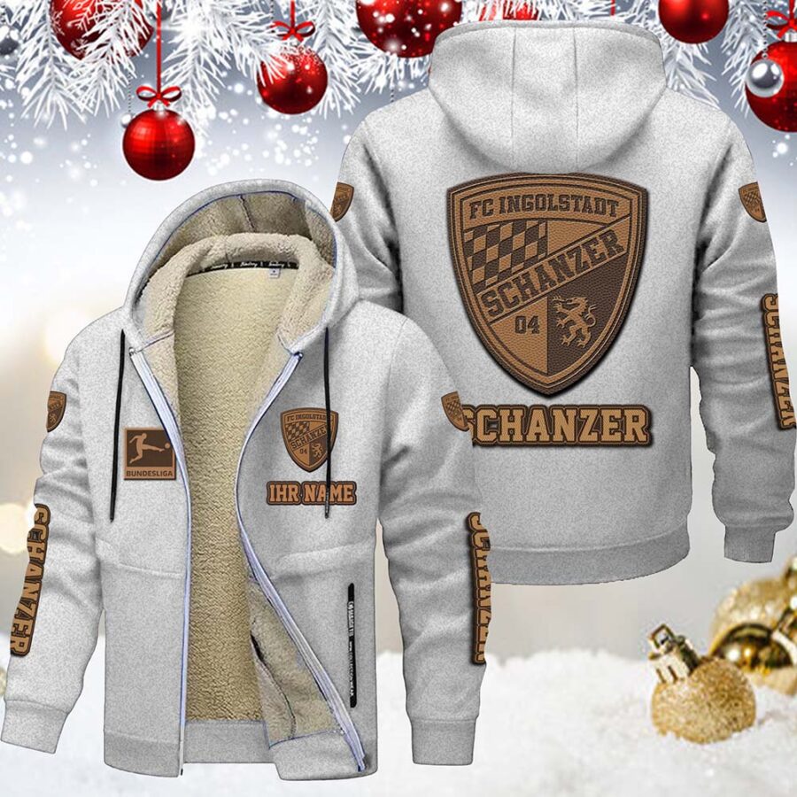 FC Ingolstadt Schanzer Gefütterte Kapuzenjacke – Bild 2