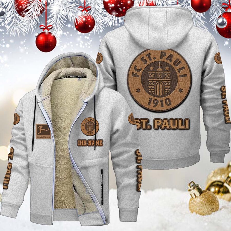 FC St. Pauli Gefütterte Kapuzenjacke – Bild 2