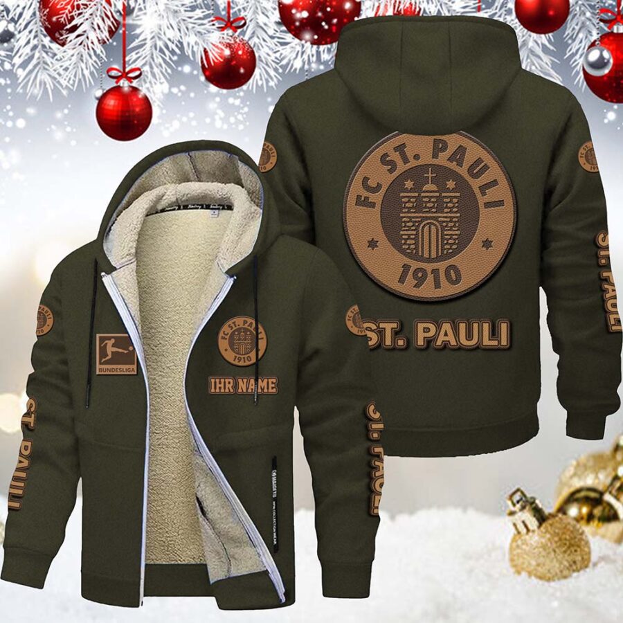 FC St. Pauli Gefütterte Kapuzenjacke – Bild 3
